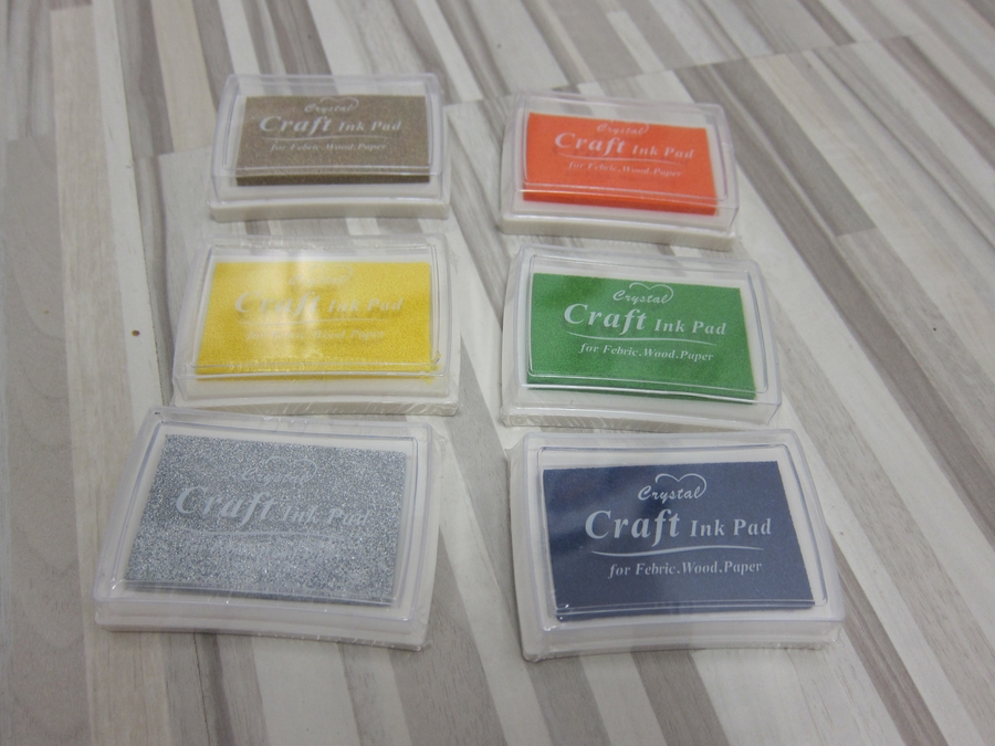 Homemade DIY Gradient Color ink Pad Multicolour Inkpad Stamp Decoration Fingerprint Scrapbooking Accessories