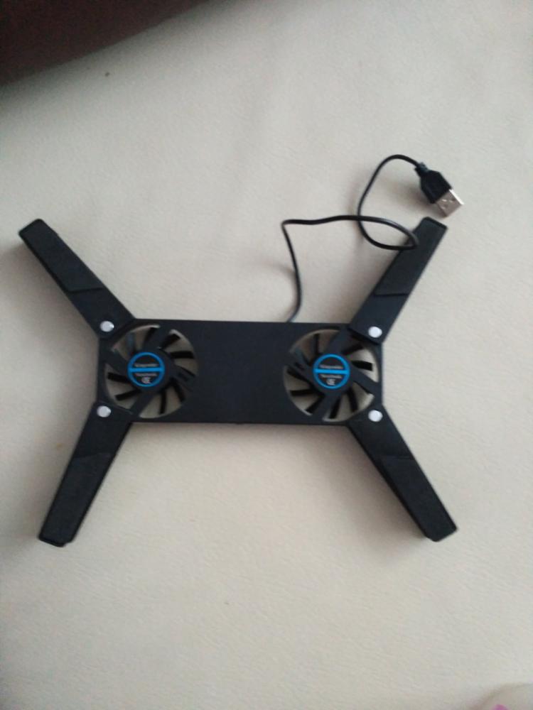 Cool Cooler Cooling Fan USB Foldable Folding Pad w/ 2 Fans for Laptop Notebook Free Shipping PromotionHot New Arrival