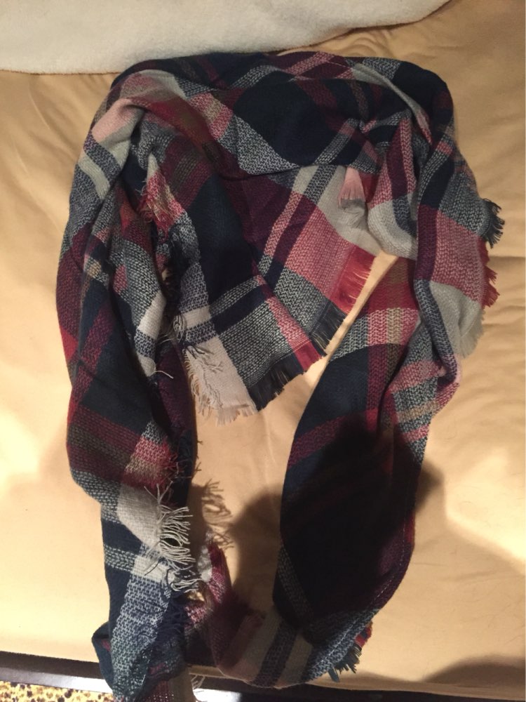 2016 Fashion Brand Designer Cashmere Triangle Pink Scarf Winter Women Shawl Pashmina Cape Blanket Plaid Foulard Wholesale