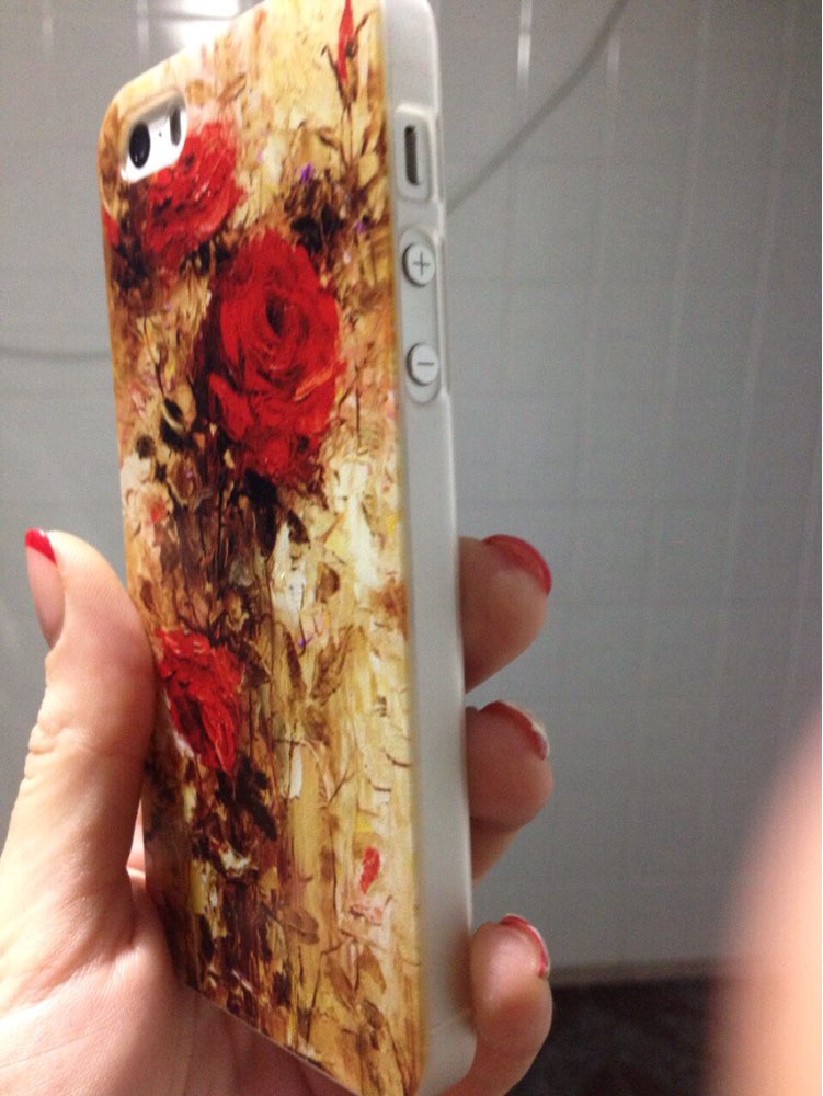 Abstractionism Art Phone Case For Apple IPhone 5/5s Floral Plant Vincent Van Gogh Oil Painting Design For Iphone 5 Case