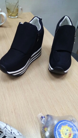 free shipping zapatillas deportivas 2016 new autumn style shoes woman increasing heel fashion  zapatos mujer casual 46