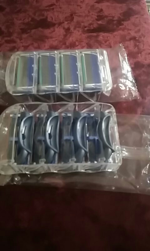 4pcs/set 5 Layers Razor Blades For Men Standard Trimmer 5 Blades 4 Shaver Head for Fushion Proglide Shaving Razor Rasoir