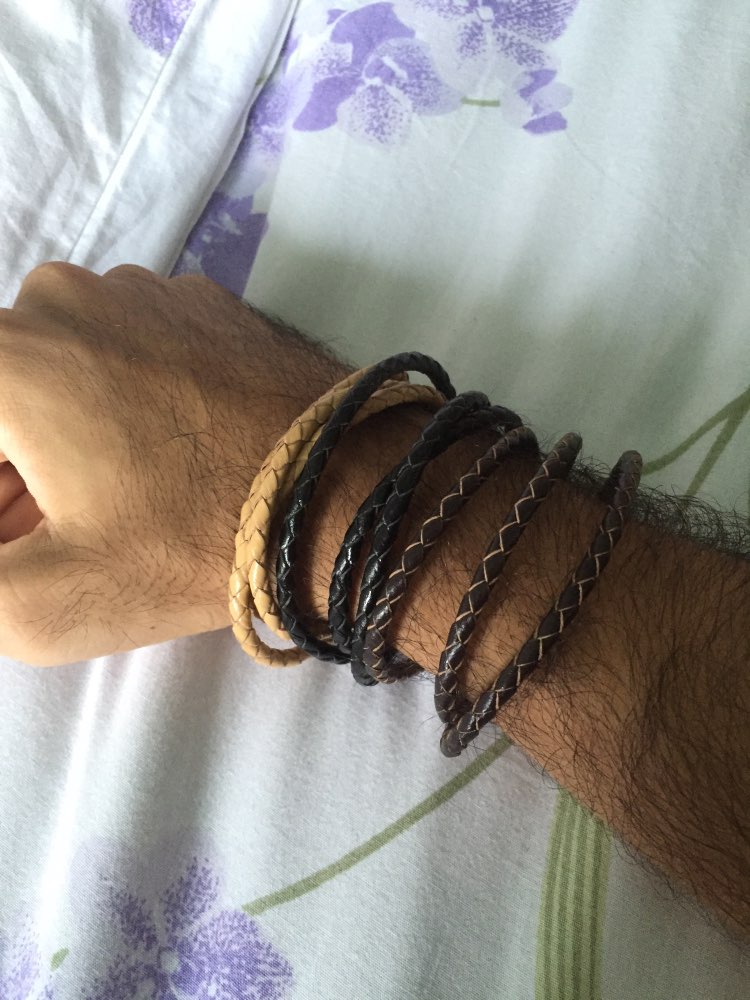 2016 New Fashion 100% Genuine Braided leather bracelet Men Bracelet for Women Jewelry with Magnetic Clasps Charm Bracelet F2821