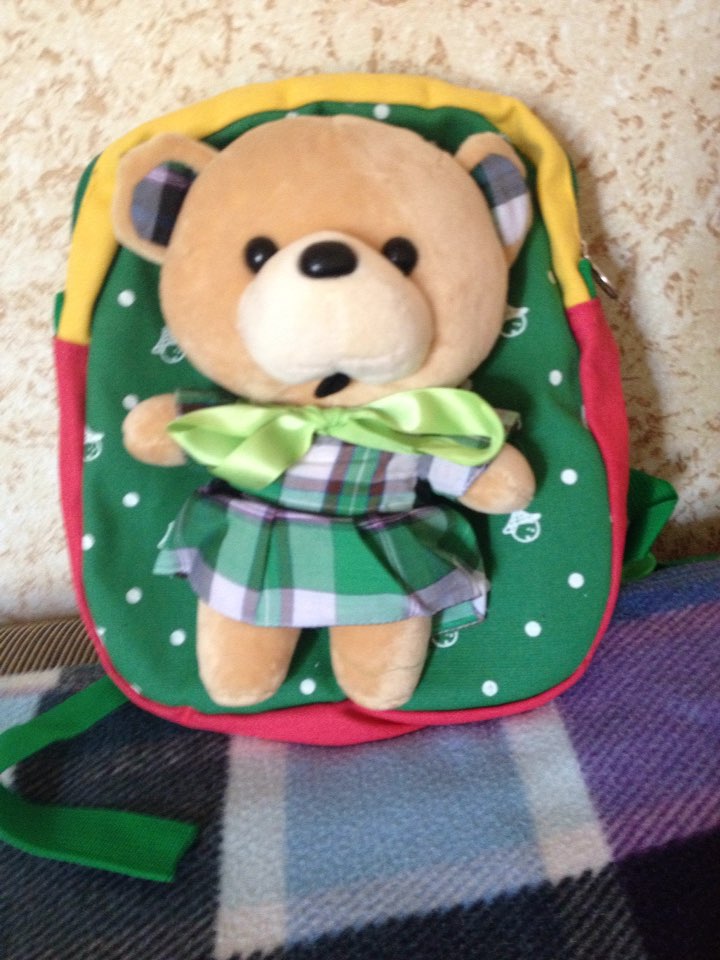 2016 Hot Christmas special gift Children school bags cute cartoon bear infant backpacks for baby girl kids bags Free Shipping