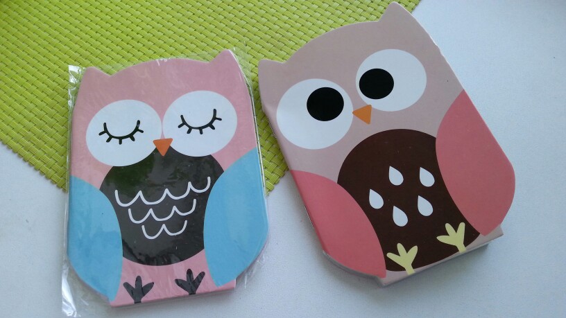 1 Pieces Korean Cartoon Creative Stationery Notepad Office Supplies School Cute Cartoon Owl Filofax Notebook Diary Students