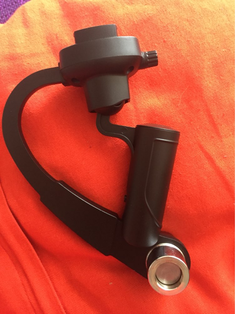 New Black Pro Handheld Stabilizer Steady Steadycam bow shape for xiaomi yi Camera Gopro Hero HD 4 3+ 3 2 1 sj4000 Free Shipping
