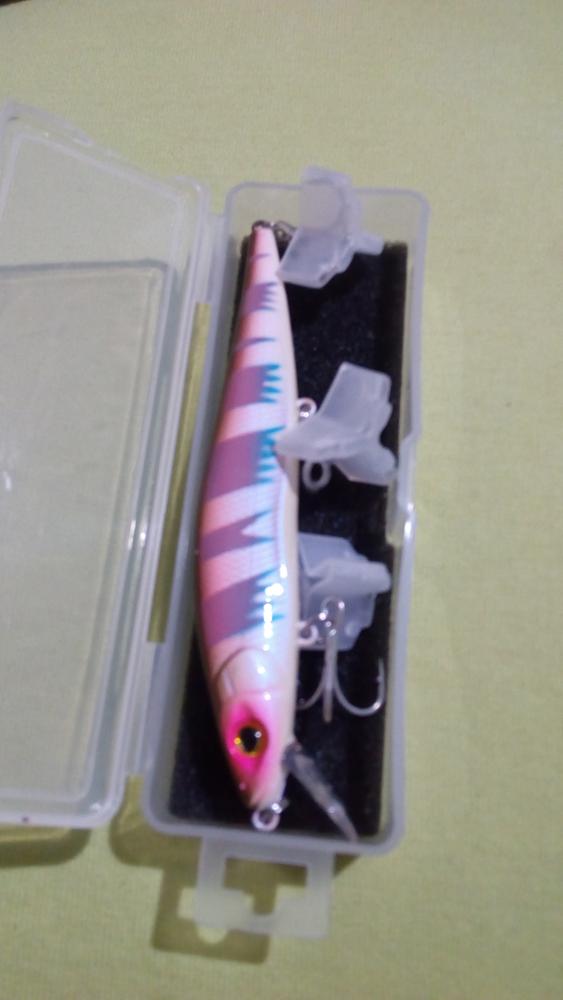Mr.Charles CMC004  fishing lures  ,110mm/14.5g 0-1.0m three Hooks floating super minnow