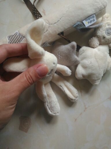 Rabbit baby music hanging bed safety seat plush toy  Bell Multifunctional Plush Stroller Mobile Gifts 7%