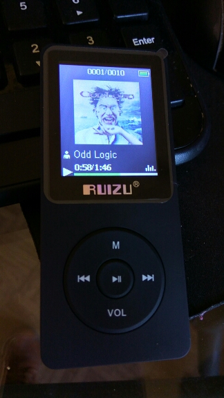 1.8" TFT Screen Black RuiZu X02 HiFi 4G Reproductor Sport Music Mp3 Player FM Recorder