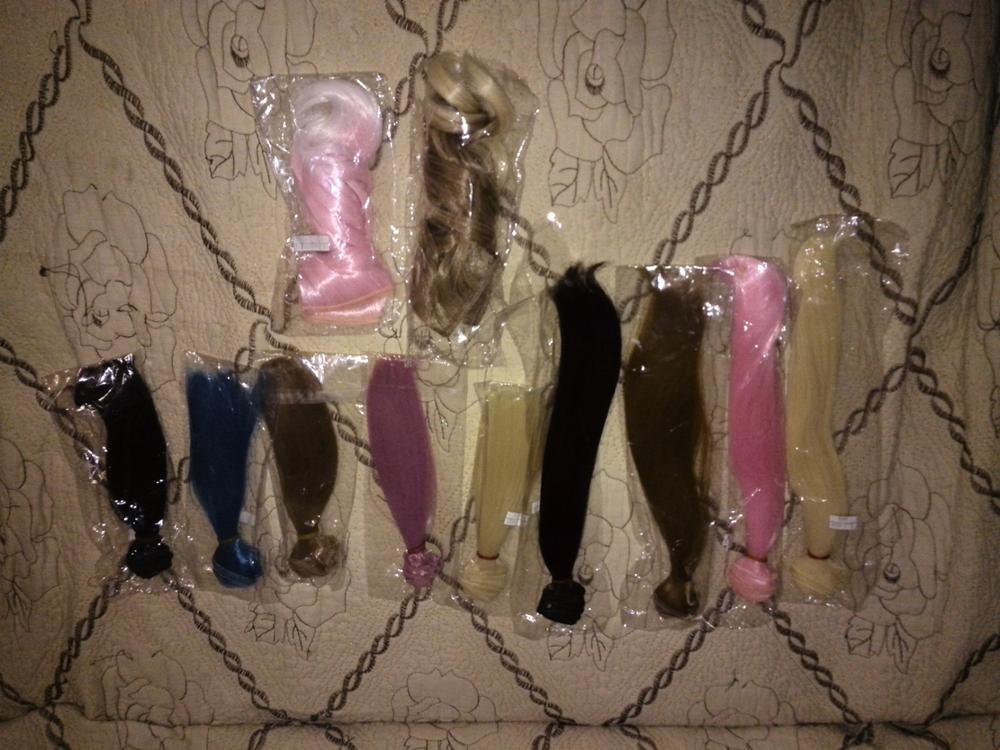 1pcs 25cm*100cm Doll Wigs BJD/SD doll hair DIY High-temperature Wire Many colors Straight hair Wigs