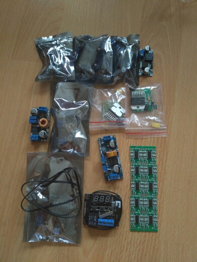 5pcs  Power Converter Step Down Module LM2596 LM2596S DC-DC 1.5V-35V adjustable step down power Supply module