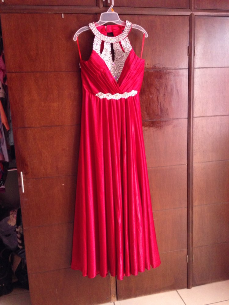 Pluse Size Red Beading Pleat Silk Long Evening Dresses 2016 Backless Halter Formal Dress Silm Evening Party Dresses