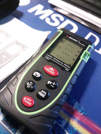 Sndway 40m laser distance meter laser rangefinder SW-M40 accuracy 2mm Maximum measuring distance 40m Without color box