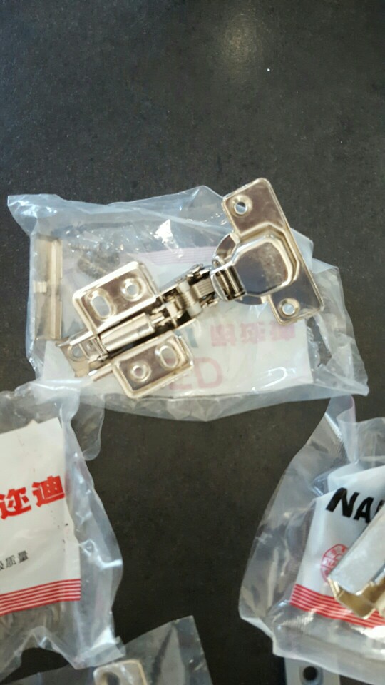 NAIERDI Hinge Rustless Iron Hydraulic Hinge Iron Core Damper Buffer Cabinet Cupboard Door Hinges Soft Close Furniture Hardware