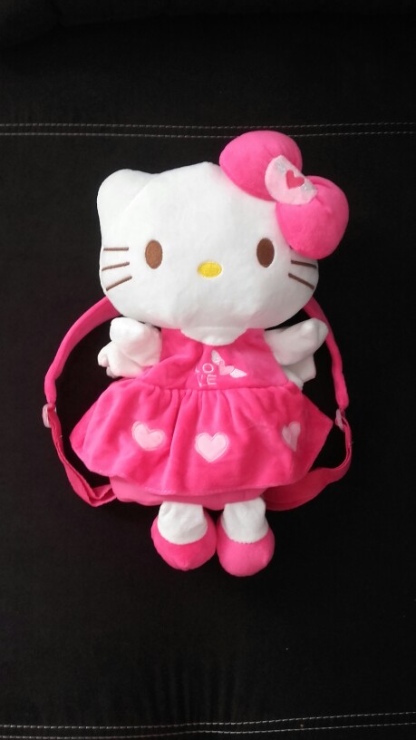 Lovely soft plush stereo hello kitty children school bag Mickey Minnie school backpack for girls boys mochila for 1-4years kids