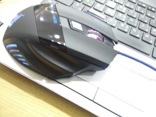 New 7 button gaming mouse 5500 DPI 7 Buttons LED USB Optical Wired Gaming Mouse For Pro Gamer