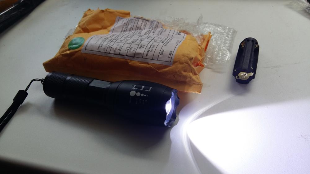 USA 3800 lumens E17 CREE XM-L T6 led flash light waterproof zoom led hand lamp for 3*AAA or 1*18650 on sale