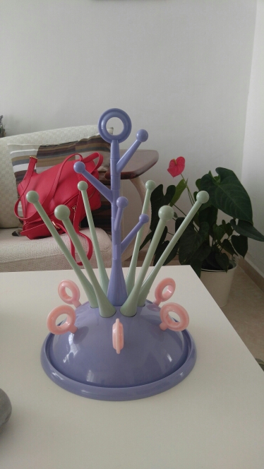 Baby Feeding Bottles Drying Rack 2016 Hygienic Detachable Top Fashion Real Colorful Fruit Cup Holder Storage Baby Nipple 1004