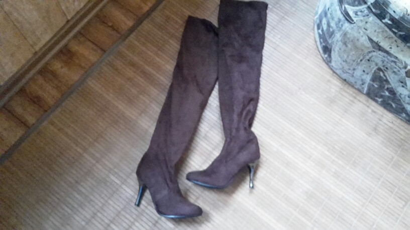 Big Size 34-43 High Heels Women Boots Over the Knee High Boots Party Sexy Lady Fashion Winter Woman Shoes 2016 New