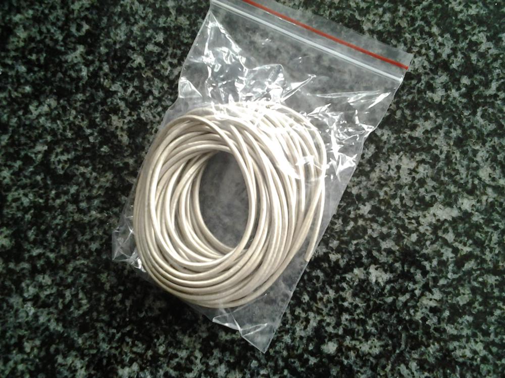 Leather Cords 2mm 5M Craft Round pearl Genuine pearls Cord/rope/Wire/string new 2016 DIY Bracelet choker necklace Jewelry making
