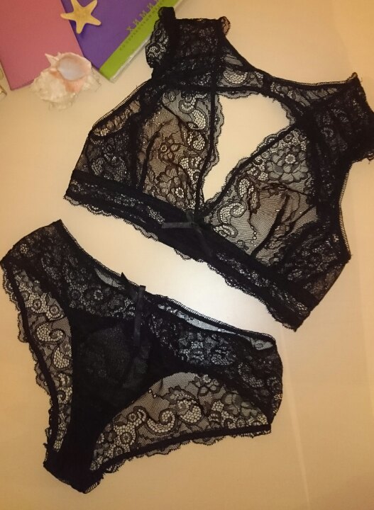 Sexy Sheer Lace Floral Bra Set Women Underwear Lingerie Outifits Bra Sets 32-36