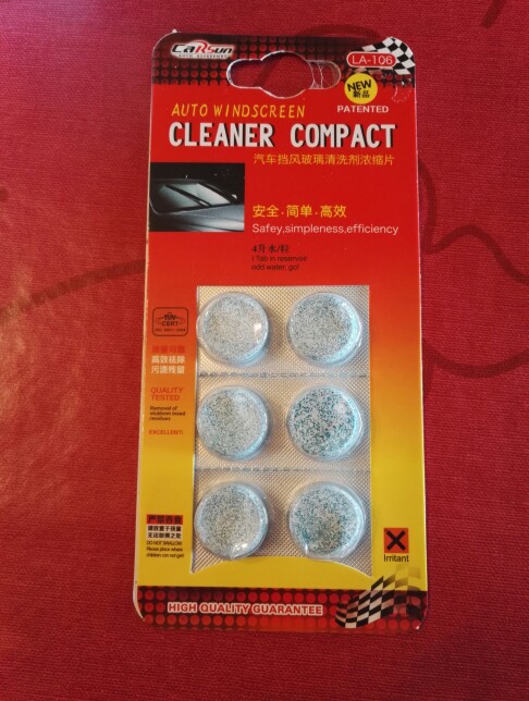 6pcs/pack Car Auto Window Cleaning Car Windshield Cleaning Glass Cleaner Car Solid Wiper Fine Seminoma Wiper LA-106