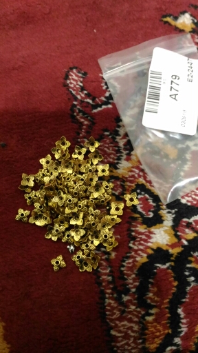 Wholesale 100pcs in Bulk Gold Leaf Metal Bead Caps Silver 6mm for Jewelry Making
