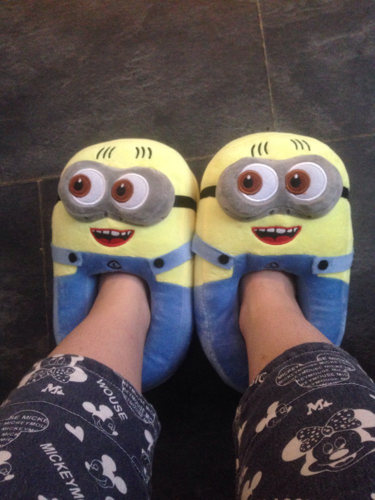 Minion Slipper Plush Stuffed Funny Ciabatte Minions Jorge Animal Warm Winter Home Zapatillas Minions