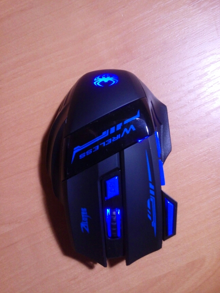 2016 Adjustable For Pro Gamer 2400DPI Optical Wireless Gaming Mouse Gamer For Laptop PC Computer accessories Top quality #LYFE06