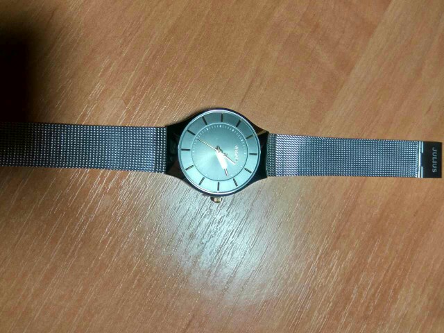 Top Brand Julius Men's Watches Stainless Steel Band Net Belt Analog Sports Quartz Wristwatch Ultra Thin Dial Luxury Watches Men