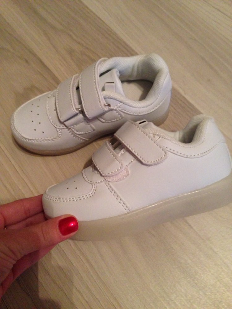 Luminous Sneakers   Kids Sneakers Charging Luminous Lighted Colorful LED lights Children Shoes Casual Flat Girls Boy Shoes