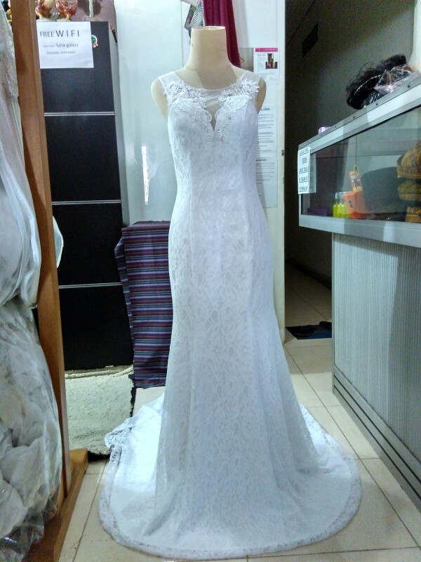 Hot sale free shipping Elegant beautiful lace flowers mermaid Wedding Dresses vestidos de noiva robe de mariage bridal dress
