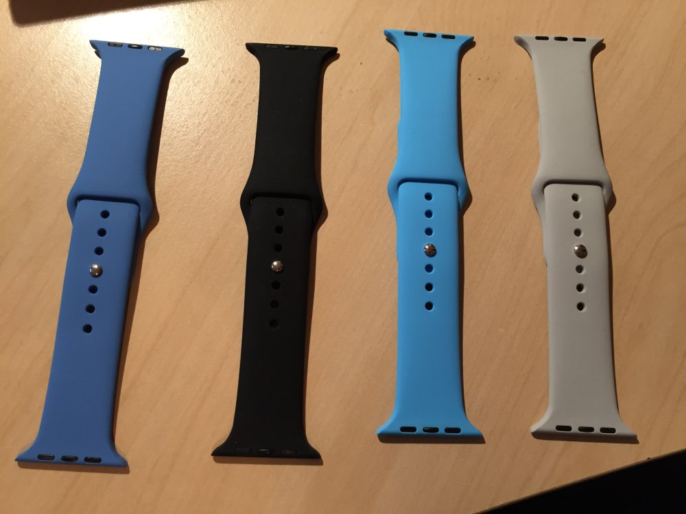 High Quality 25 Colors 42 mm 38mm Strap Silicone For Apple Watch Band Sports Buckle Bracelet