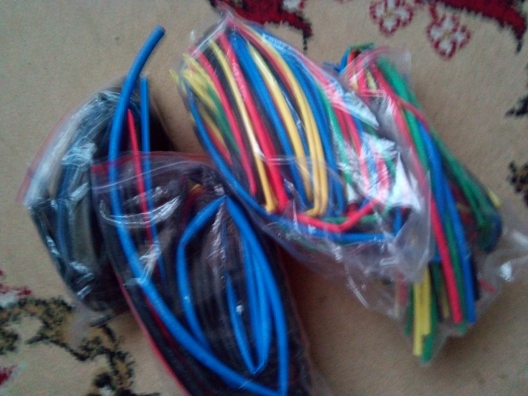 Fast Shipping 58M/Set Heat Shrink Tubing 13sizes 5 Colours Insulation Tube Sleeving Pack Heat Shrink Tube