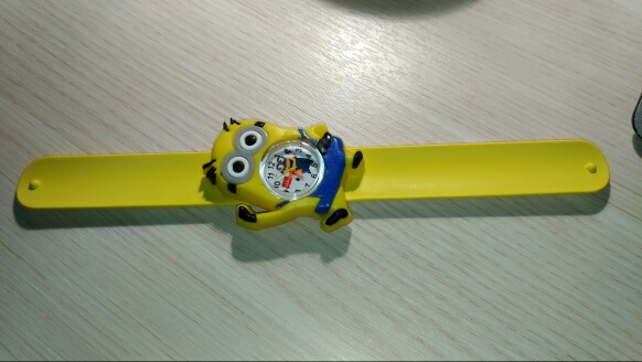 3D Eye Despicable Me minion Cartoon watch Precious Milk Dad Cute Children clock Baby kid Quartz Wrist Watches for Girls Boys