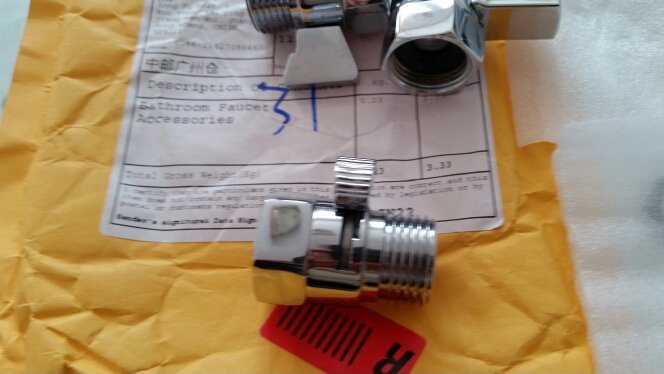 2016 Wholesale Shower Pressue Quick Valve Brass Water Control Valve Shut Off Switch for Bidet Spray or Top Rain Shower Hand Head