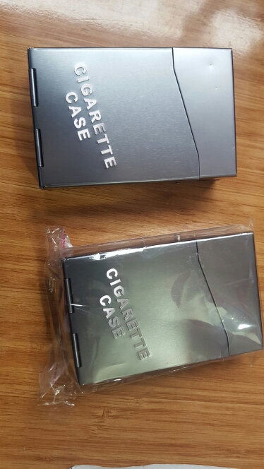 1Pc Protable Lady Women Slim Aluminum 20 Pieces Cigar Cigarette Tobacco Holder Storage Case Pocket Box Drop Shipping