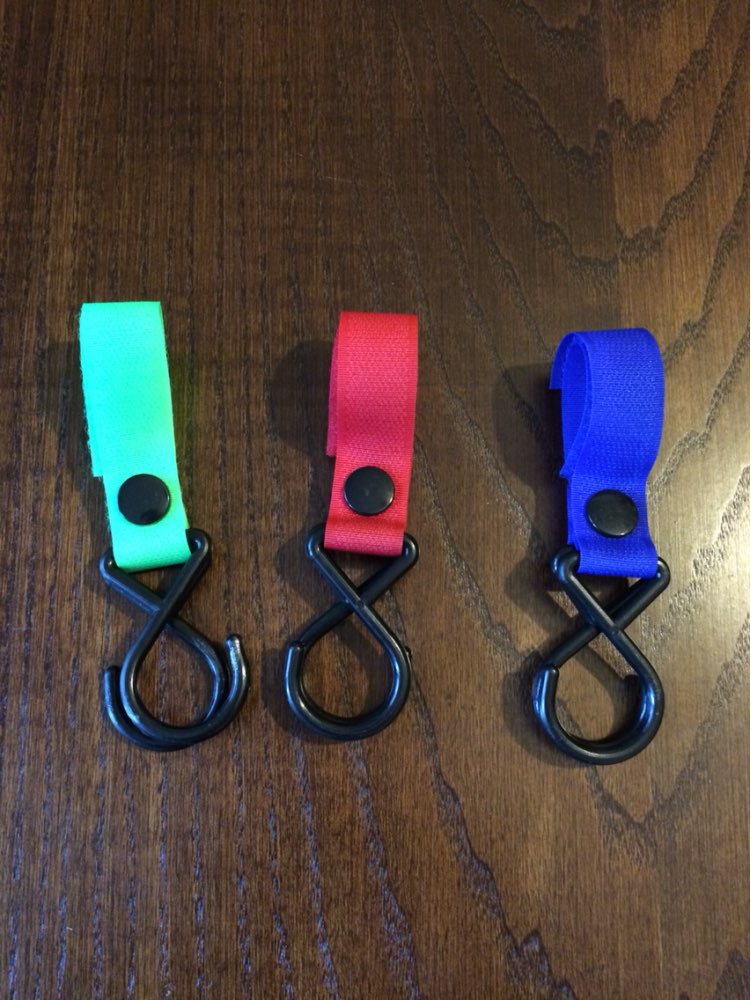 Baby stroller hook clips general strong 2 Hooks Strap hanger  baby stroller accessories hook hanger baby carriage 20 colors