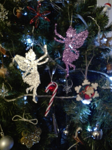 Christmas decorating supplies 14 x9cm five colors angel shape ornaments 10g christmas tree hanging decorations