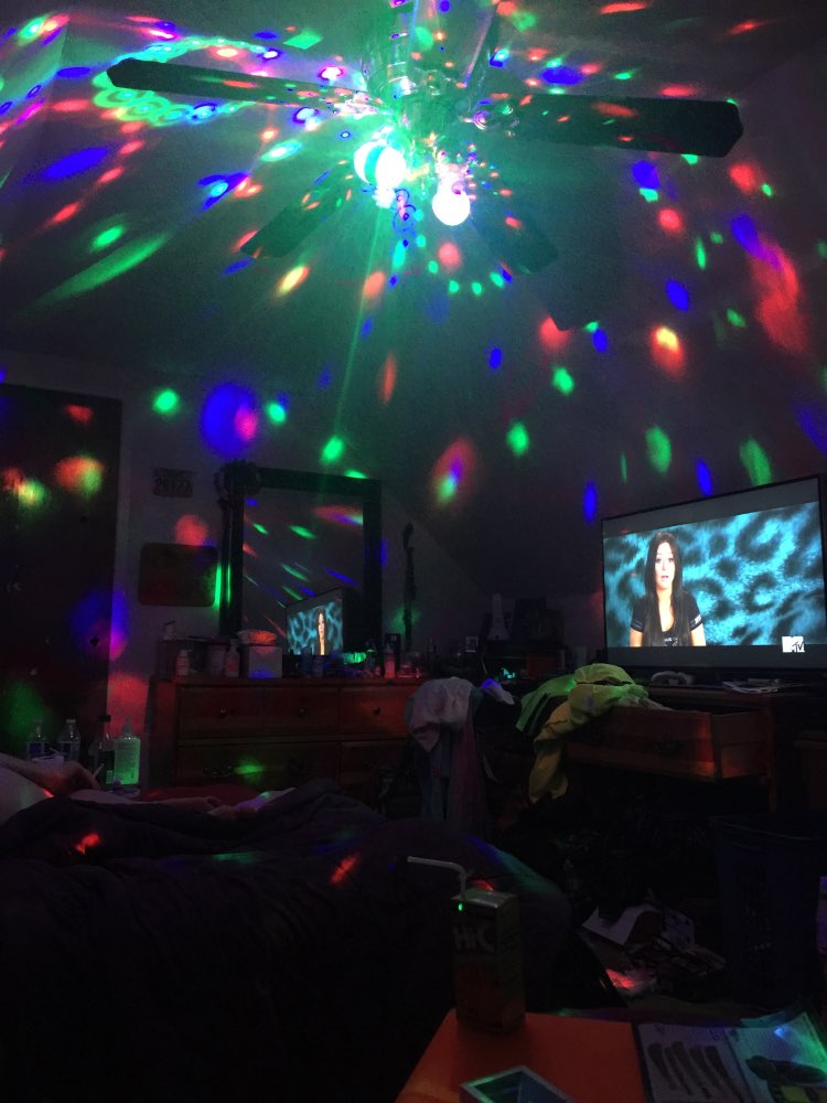 2016 Hot Sale 6W E27 110v 220v Colorful Auto Rotating RGB Crystal Stage Light Magic double Balls DJ party disco effect Bulb Lamp