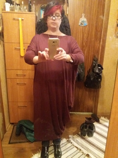 Preself New Fall winter Women Knit Casual Batwing Sleeve Loose Asymmetric Long Dress Ladies Oversized Plus Size dresses vestidos
