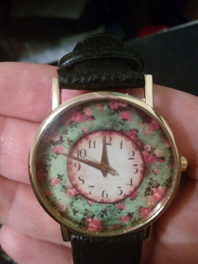 2016 New Floral Printed Women Watches Leather Analog Quartz Dial Wrist Watch Men Casual Girl Dress Reloj Mujer Relojes Hombre