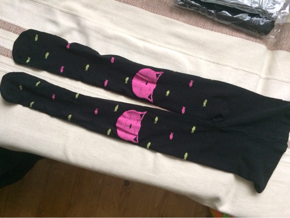 Autumn New High Quality children girls tights  Velvet candy colors Cute Cat Fish Tights for baby kids Girls Pantyhose Stocking