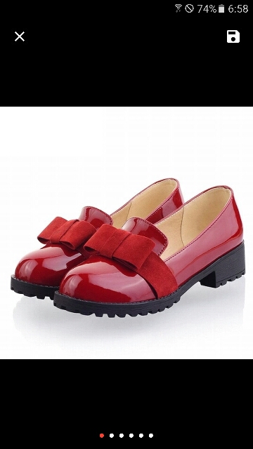 New Round Toe Slip-on Women Loafers Fashion Bow Patent Leather Women Flat Shoes Ladies Casual Flats Big Size 34-43 Women Oxfords