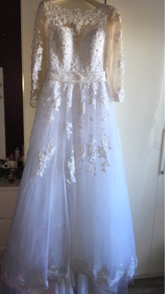 Vestido de noiva Long Sleeves Wedding Dresses Sexy Back Bride Dresses Wedding Gowns Princess Casamento Robe de Mariage Trouwjurk