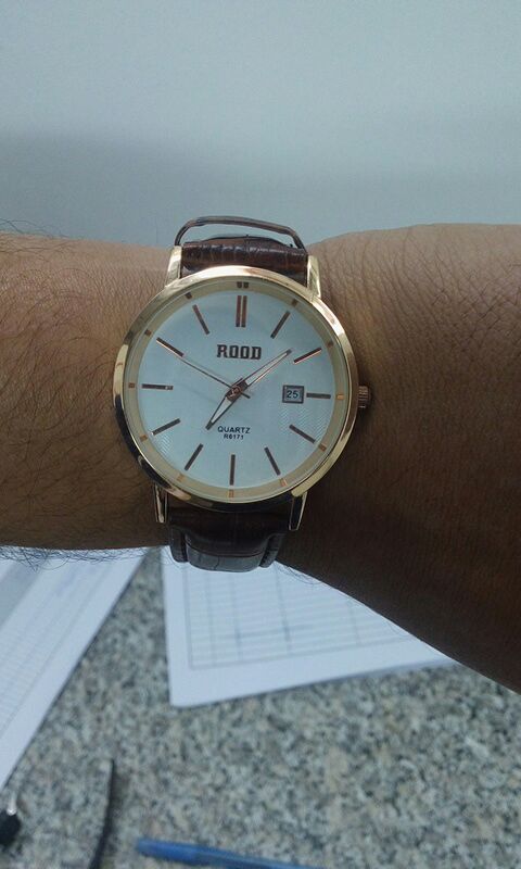 Lovers Watch Brand ROOD Top Quality Leather Strap Wristwatch Mens Watches Women Casual Watch Waterproof Date Male quartz-watch