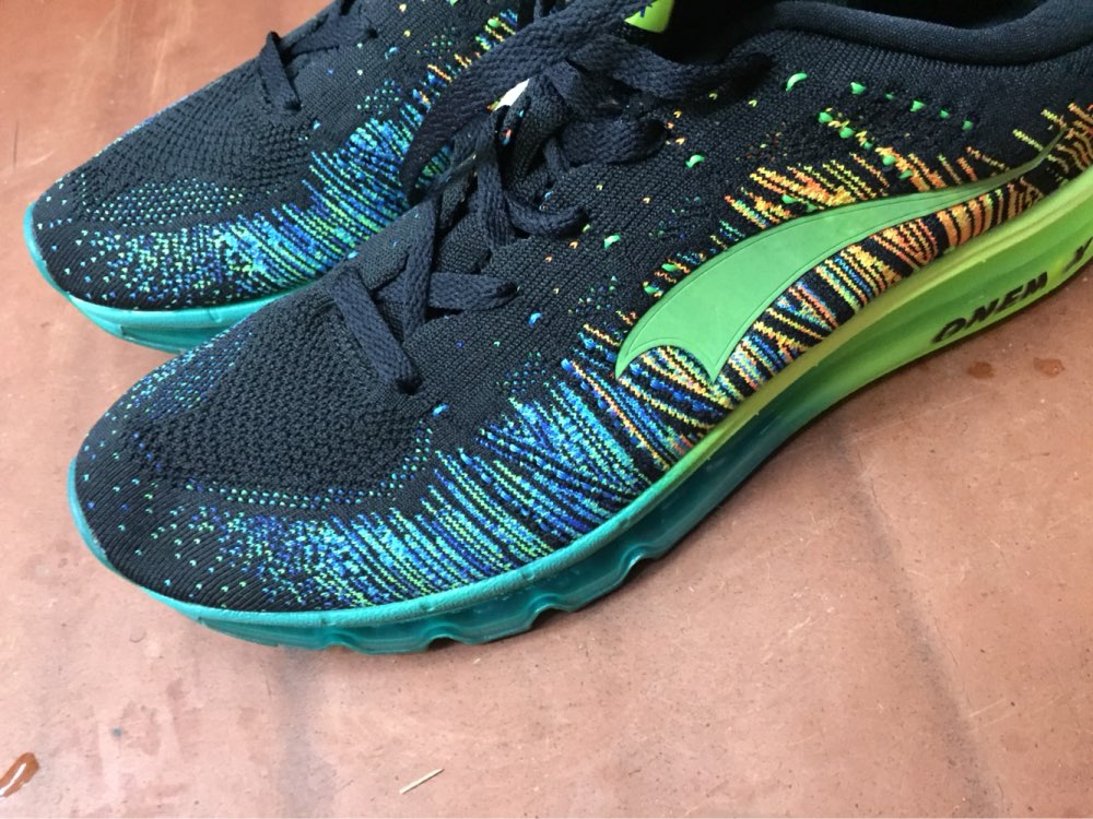 Onemix brand 2016 men's running shoes high quality sport shoes colorful men's athletic sports shoes size EU43-46 free shipping