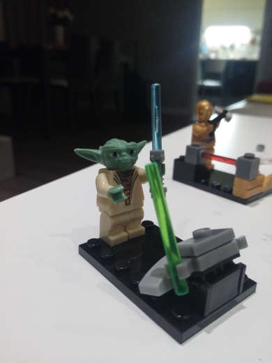 SingleSale STAR WARS C3PO with Lightsaber R2D2 Droid Robot Trooper The Force Awakens Minifigures Building Blocks Kids Toys Gift