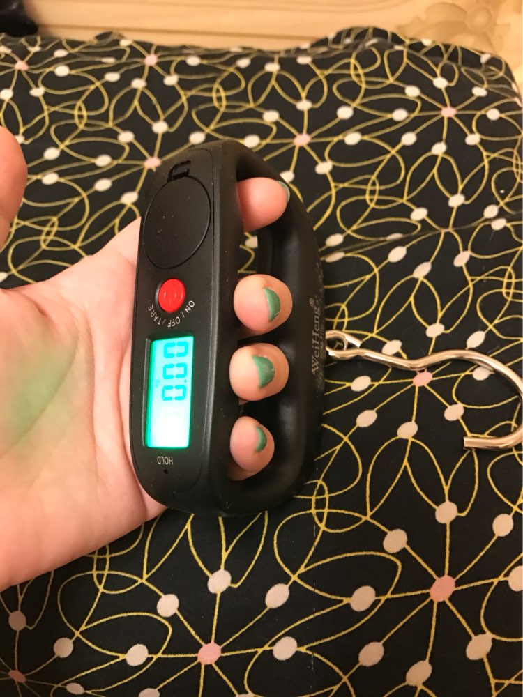 Durable Pocket Portable 50kg/10g LCD Digital Electronic Hand Held Hook Belt Luggage Hanging Scale Backlight Balance Weighing