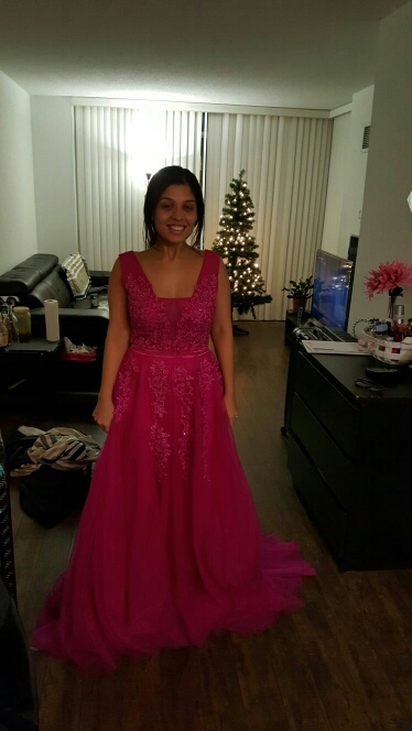 Vestido de festa New Coming Robe De Soiree V Neck with Lace Appliques Long Tulle Party Evening Dresses 2016 Pink Navy Blue Gray